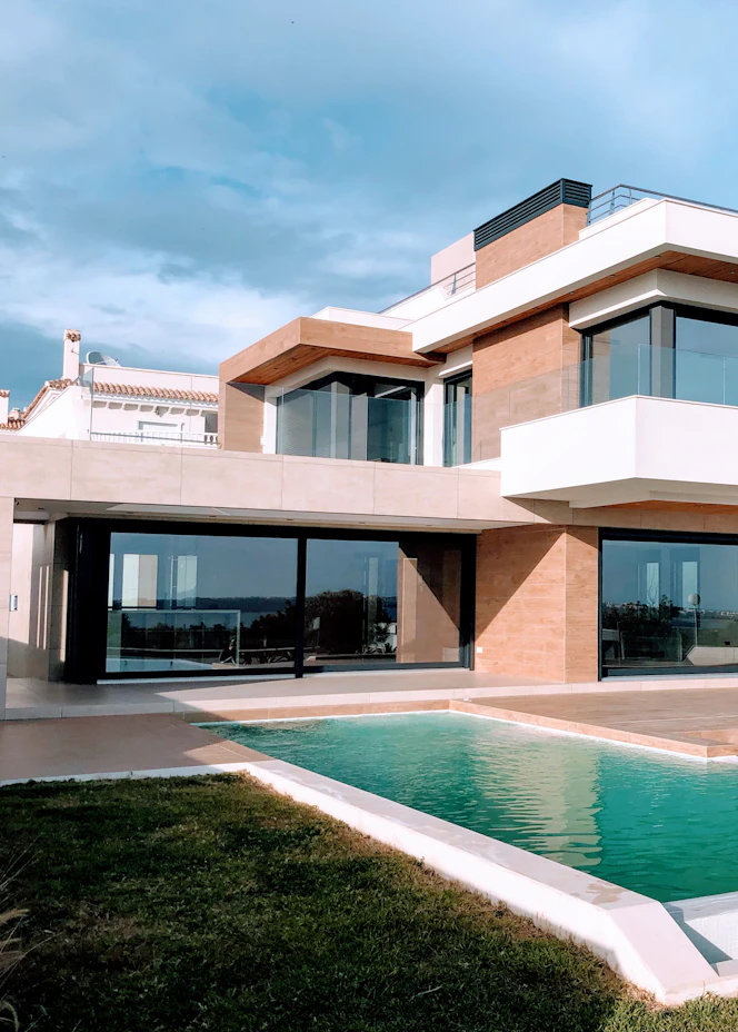 White and timber contemporary home – The Design Organization
