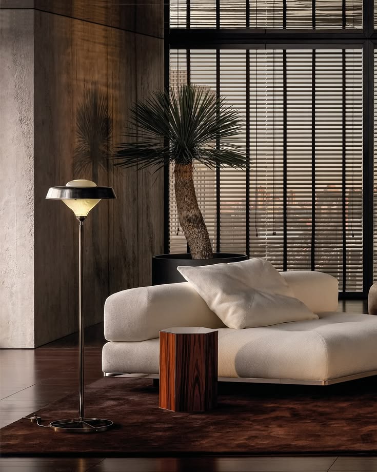 White and timber living room – The Design Organization